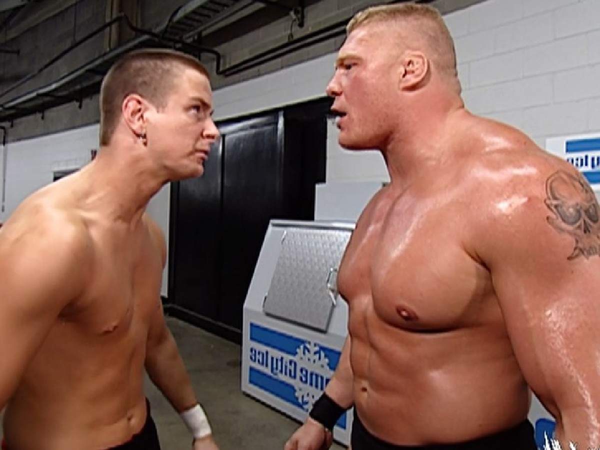 Zach Gowens and Brock Lesnar