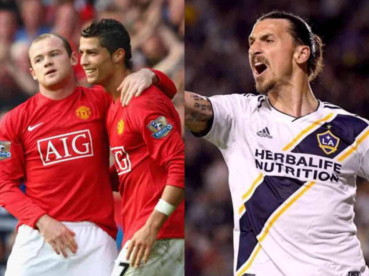 Wayne Rooney, Cristiano Ronaldo and Zlatan Ibrahimovic