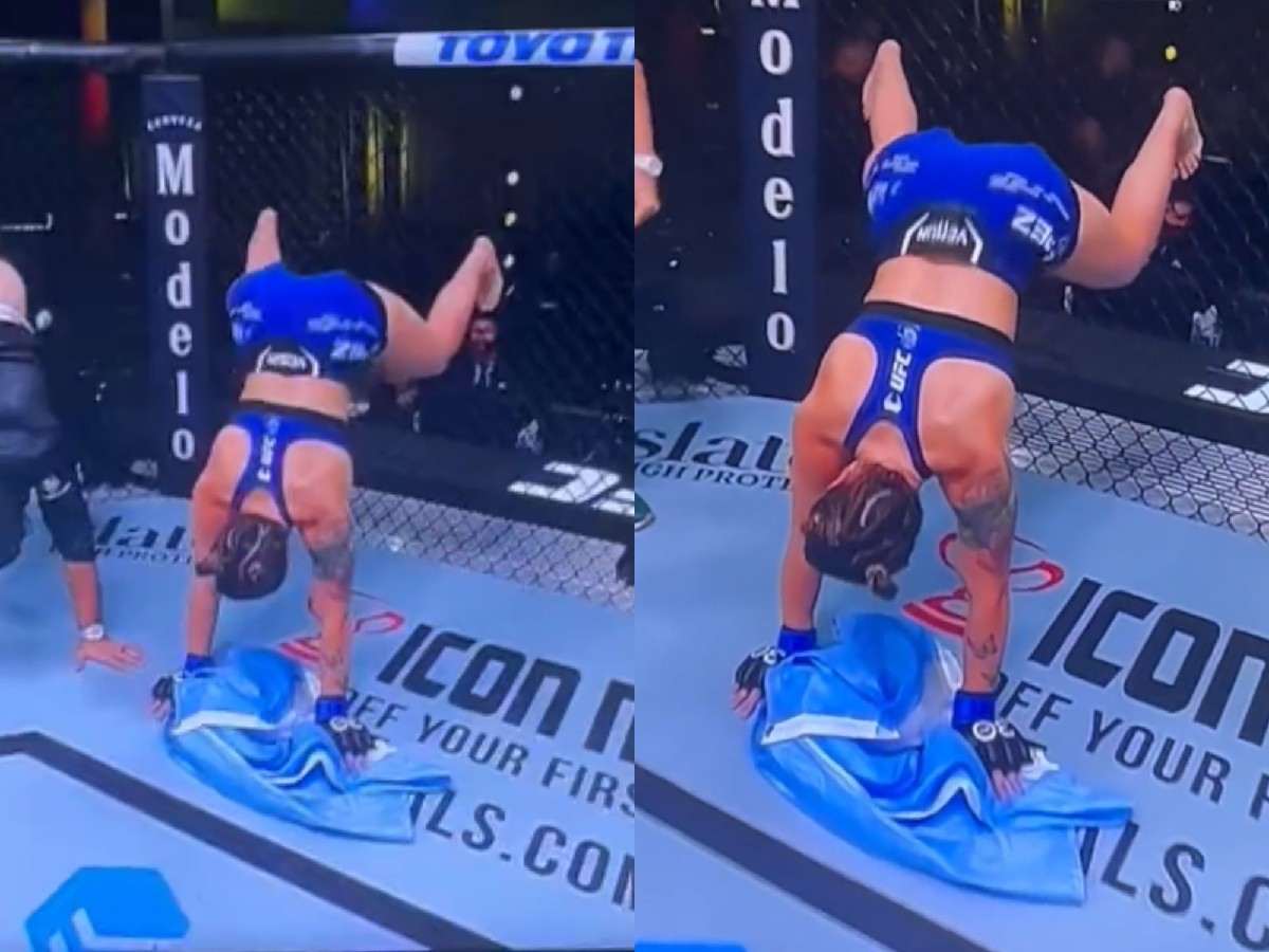 WATCH: ‘When your family walks in’ – Argentinian UFC heart throb goes VIRAL after twerking in front of commentary team