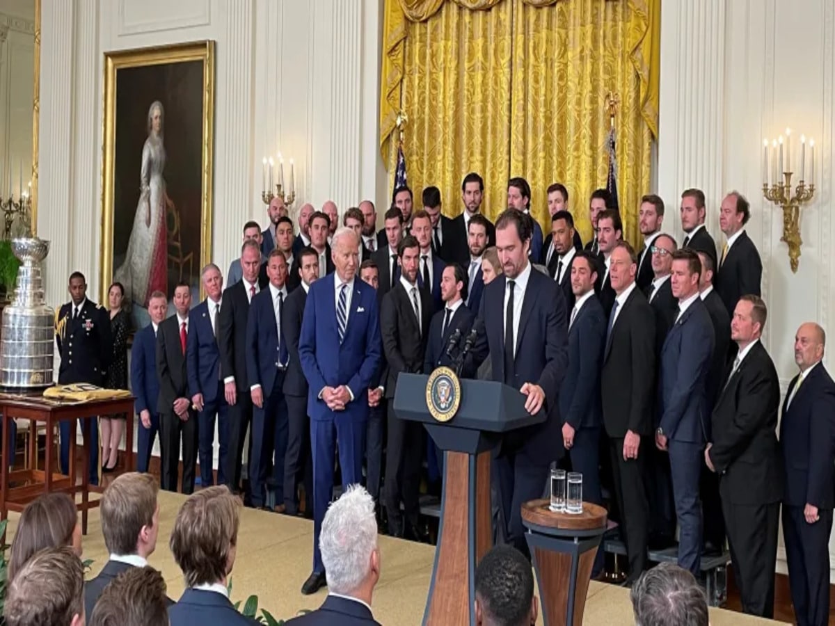 Golden Knights visit White House