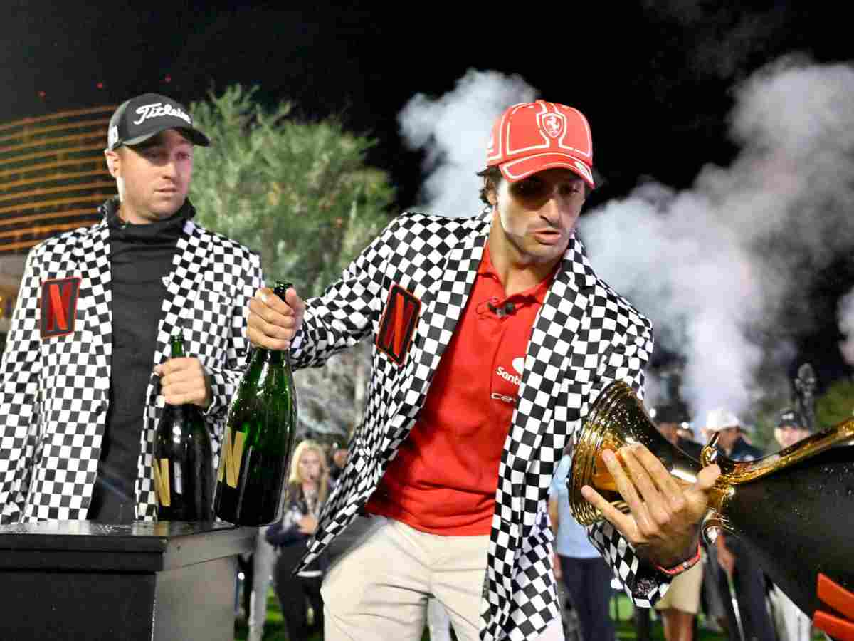 Carlos Sainz ends silence on breaking Netflix Golf Cup trophy, jokes ‘maybe it deserved to be broken’