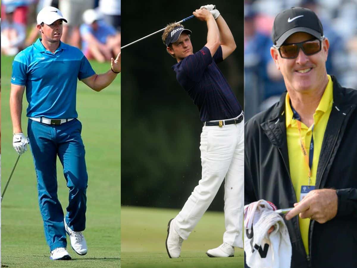 Luke Donald ,Joe LaCava, Rory McIlroy