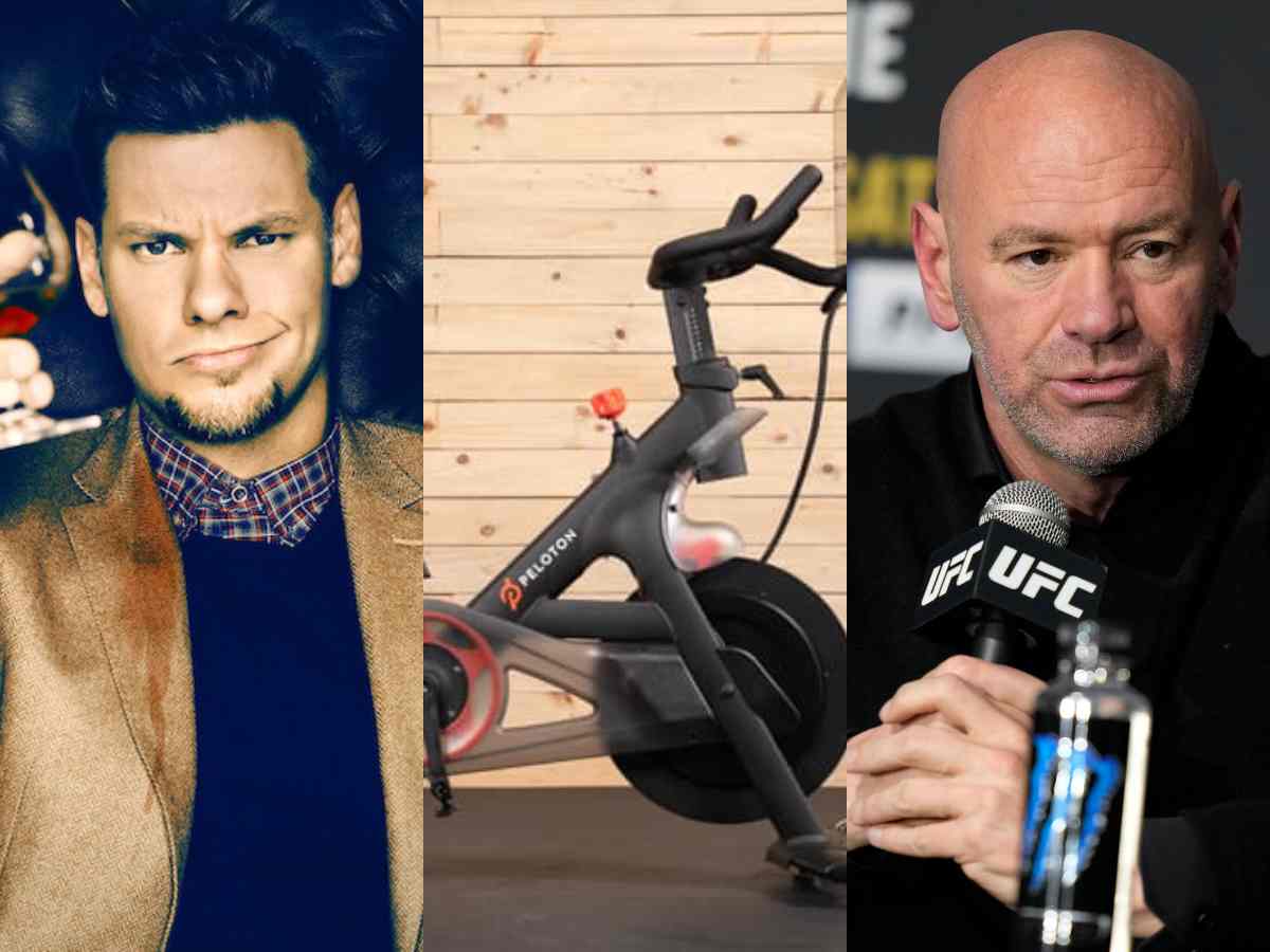 “That f**king DORK!” Furious Dana White THROWS OUT Peloton cycles from UFC gym after CEO threatened comedian Theo Von