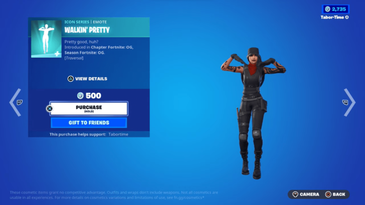 How to get the Walkin' Pretty emote in Fortnite?