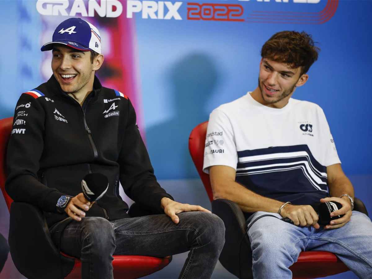 Pierre Gasly and Esteban Ocon