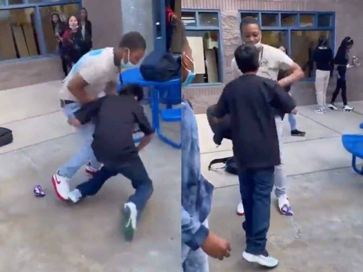 ground and pound street fight