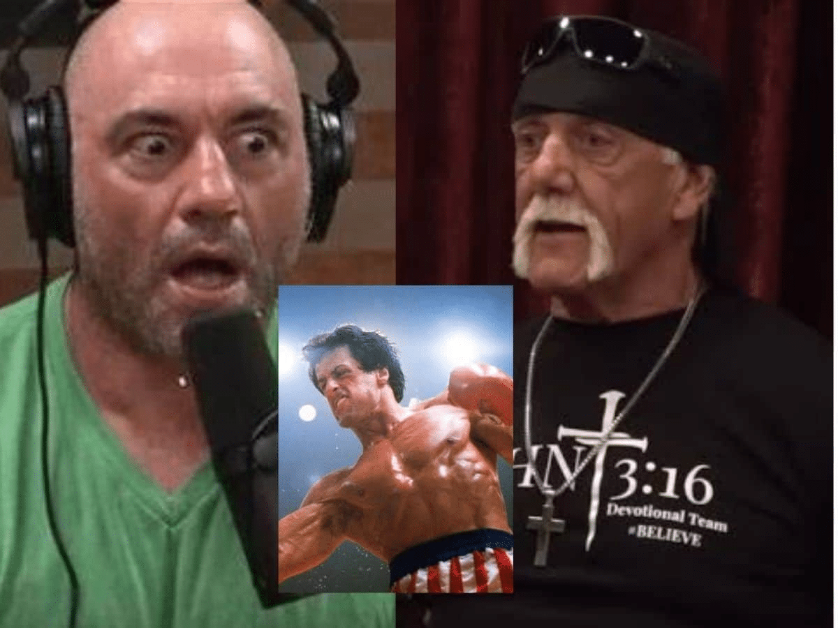 Hulk Hogan and Joe Rogan at JRE