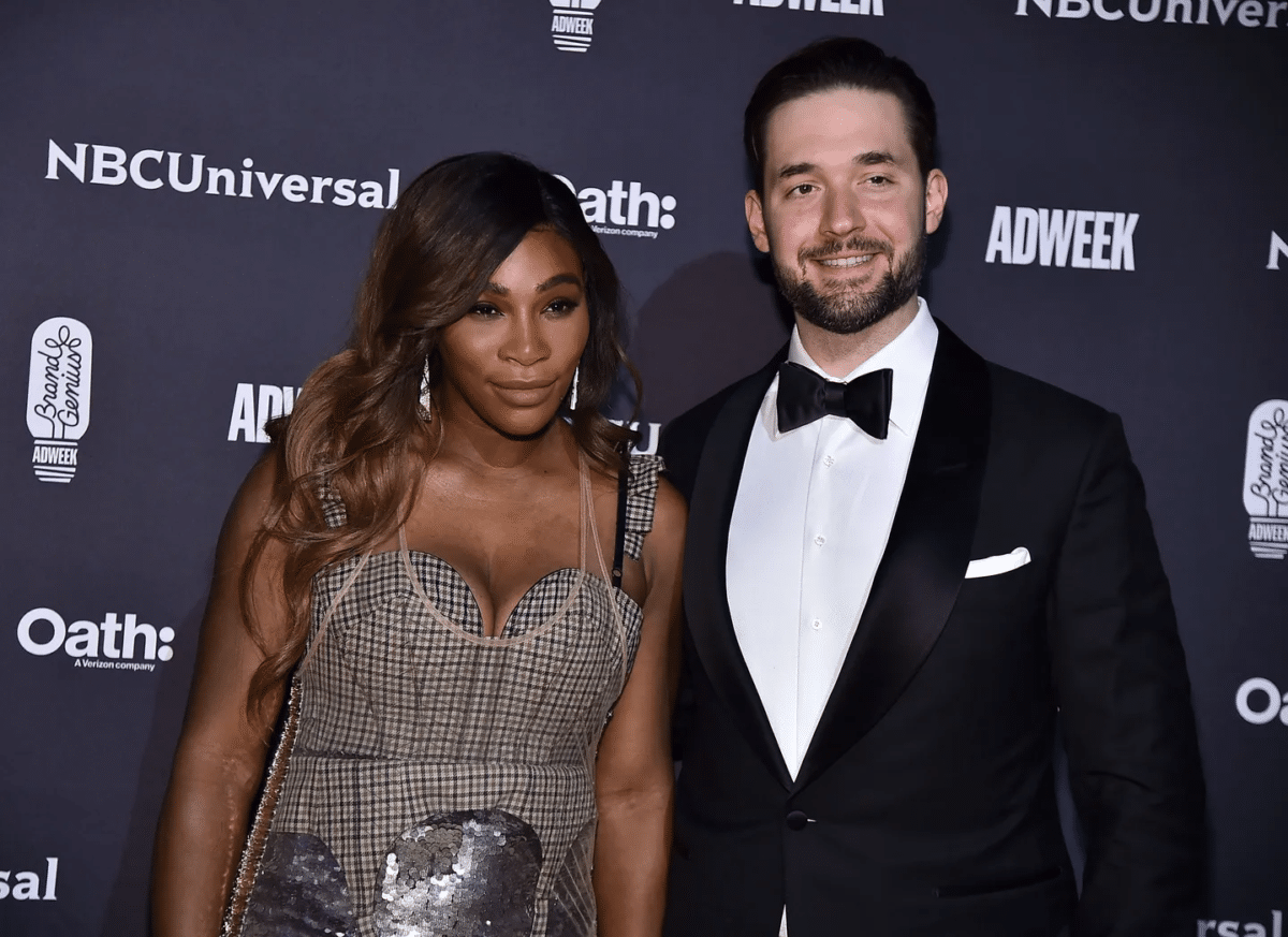 Serena Williams and Alexis Ohanian