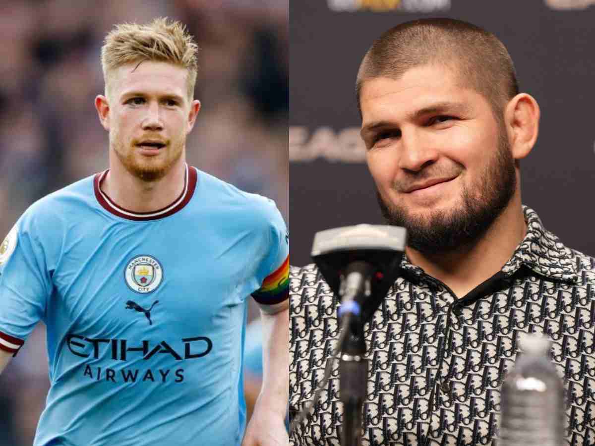 Fight fans react to Khabib Nurmagomedov meeting Kevin De Bruyne