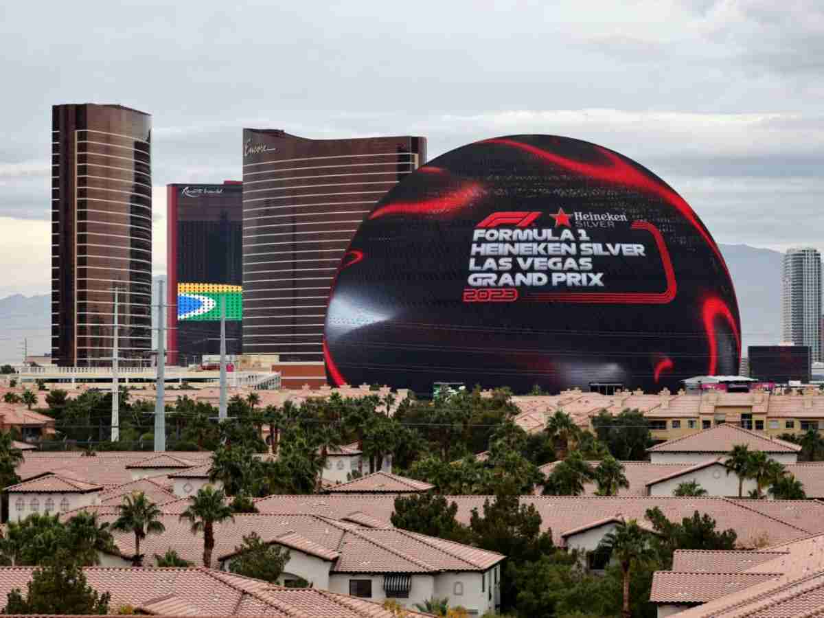 F1 imposes a major color ban on the $2 billion worth Vegas Sphere during the Las Vegas GP