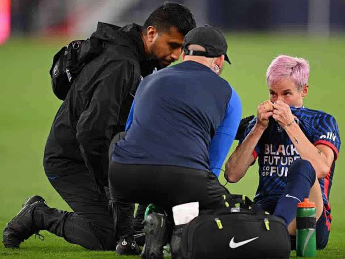 Megan Rapinoe’s career showdown cut short as USNWT Legend FORCED OFF with injury in NWSL Final