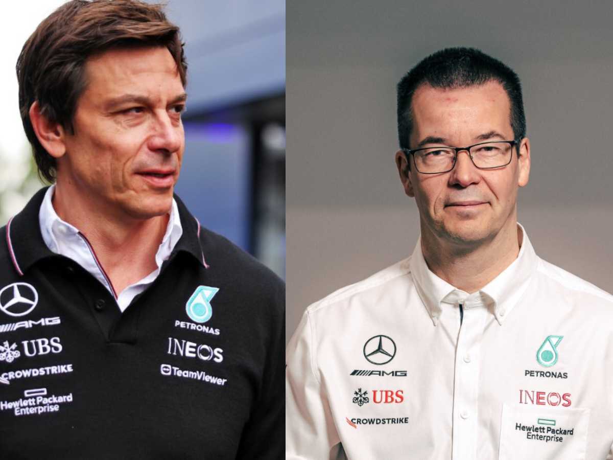 Toto Wolff and Mike Elliott