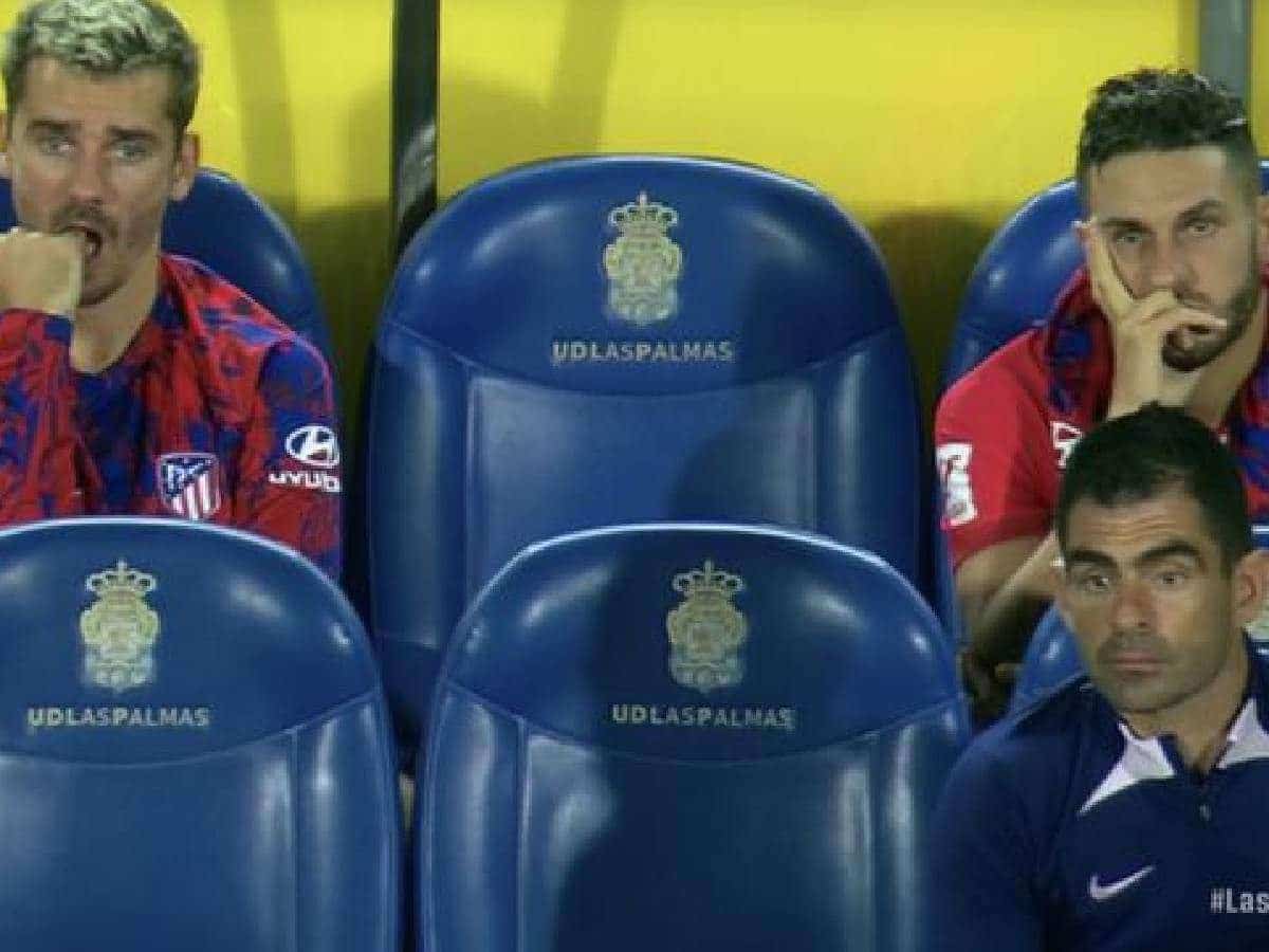 Griezmann and Koke on the bench vs Las Palmas 