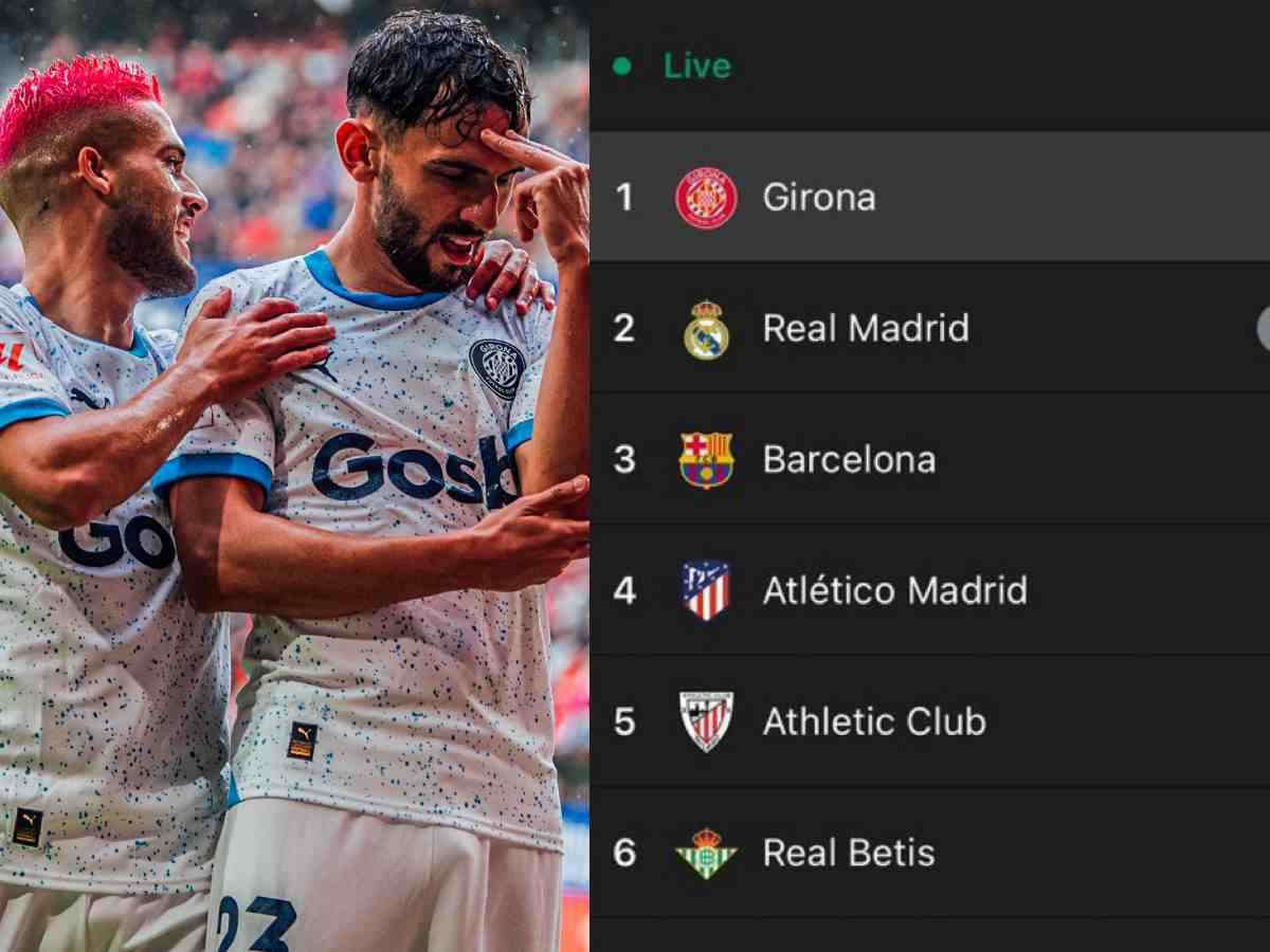 “It’s called competitive, unlike the PL” – Fans in DISBELIEF as Girona leads La Liga at the end of Matchday 12