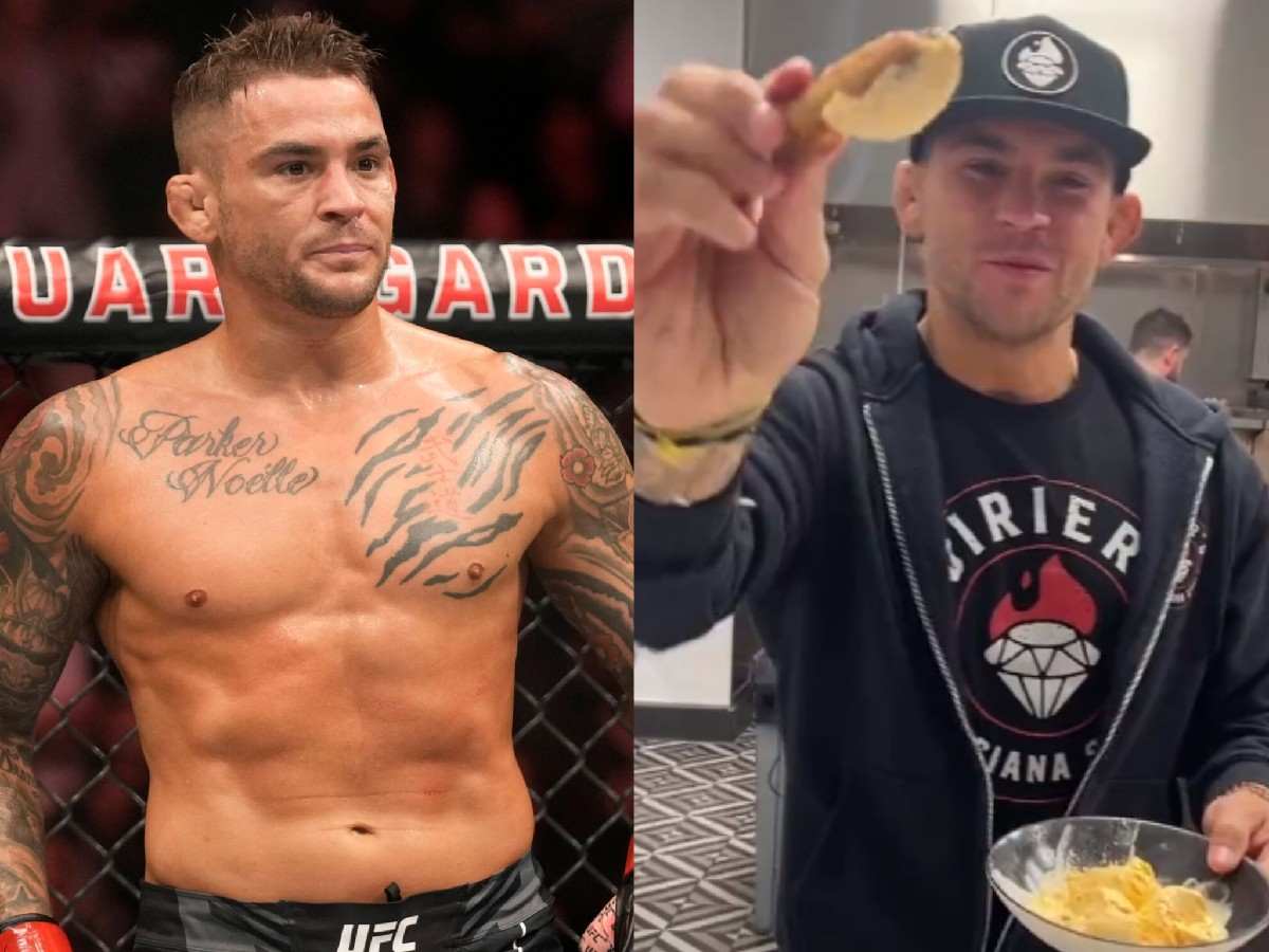 “Lock him up!” – Dustin Poirier taking over Dana White’s head office kitchen for hot sauce experiment leaves fans disgusted