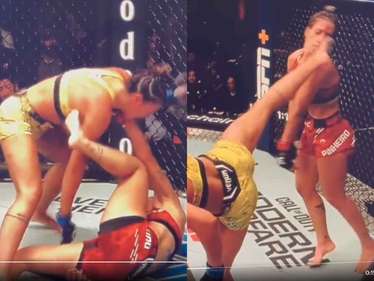 WATCH: Spectacular ‘spinning heel kick’ from Amanda Ribas leads to fight finishing sequence at UFC Vegas 82