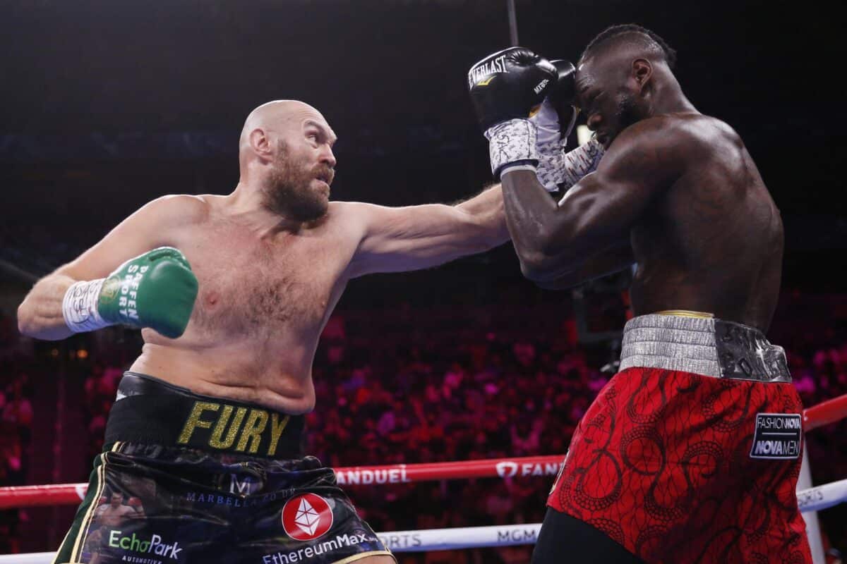 Deontay Wilder accuses Tyson Fury of cheating MMA