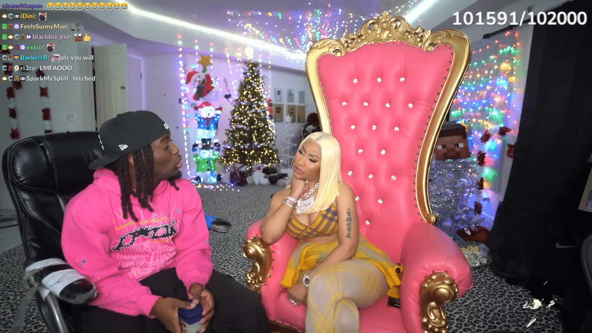 Rapper Nicki Minaj wishes Kai Cenat and his twin sister Kaiya on their 22nd birthday