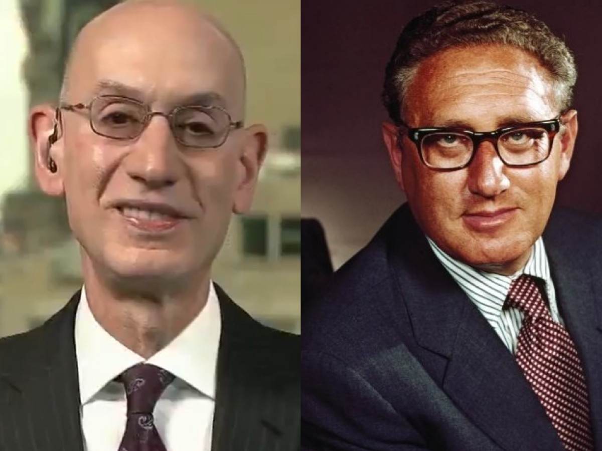 “Yeah, he’s a psychopath” – NBA commissioner Adam Silver casually comparing himself to Henry Kissinger has fans in shock