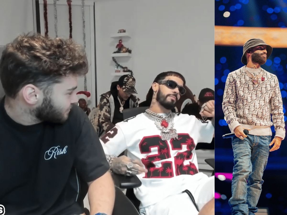 Watch: Puerto Rican rapper Anuel AA talks about his new track ‘Arcangel es chota’ and his beef with rapper Arcángel on Adin Ross’ livestream