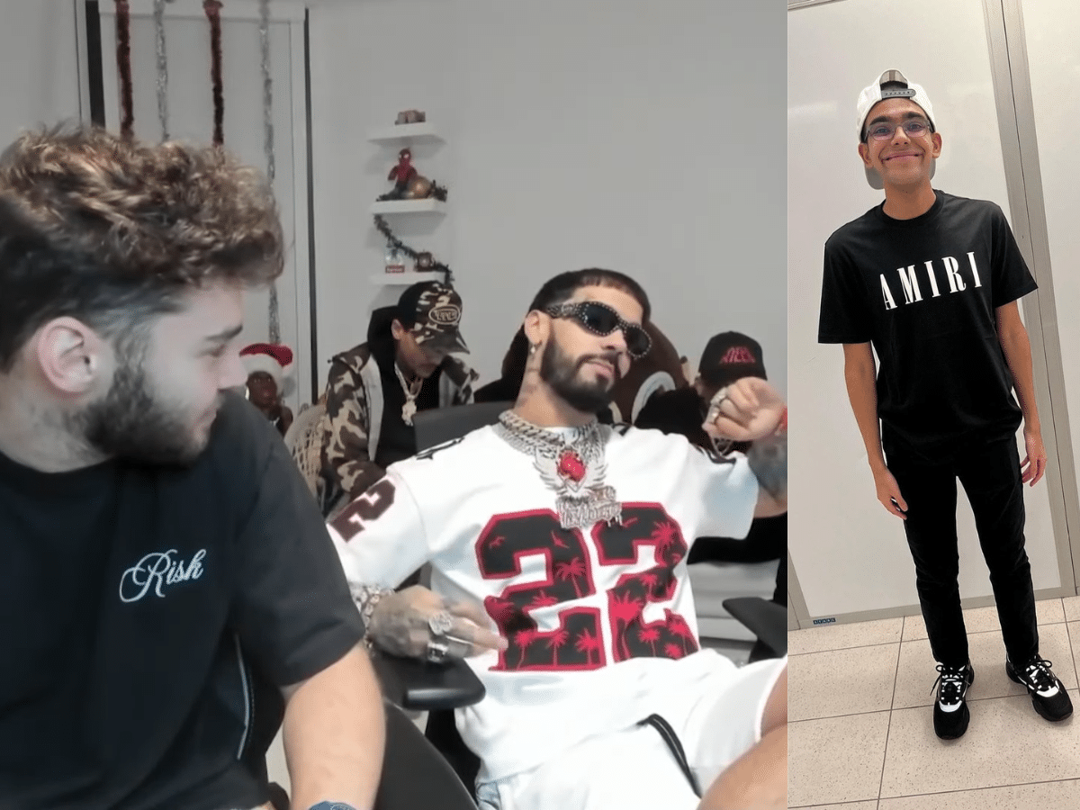 “Who the f*ck you playing,” Puerto Rican rapper Anuel AA HILARIOUSLY trolls N3ON on Adin Ross’ livestream