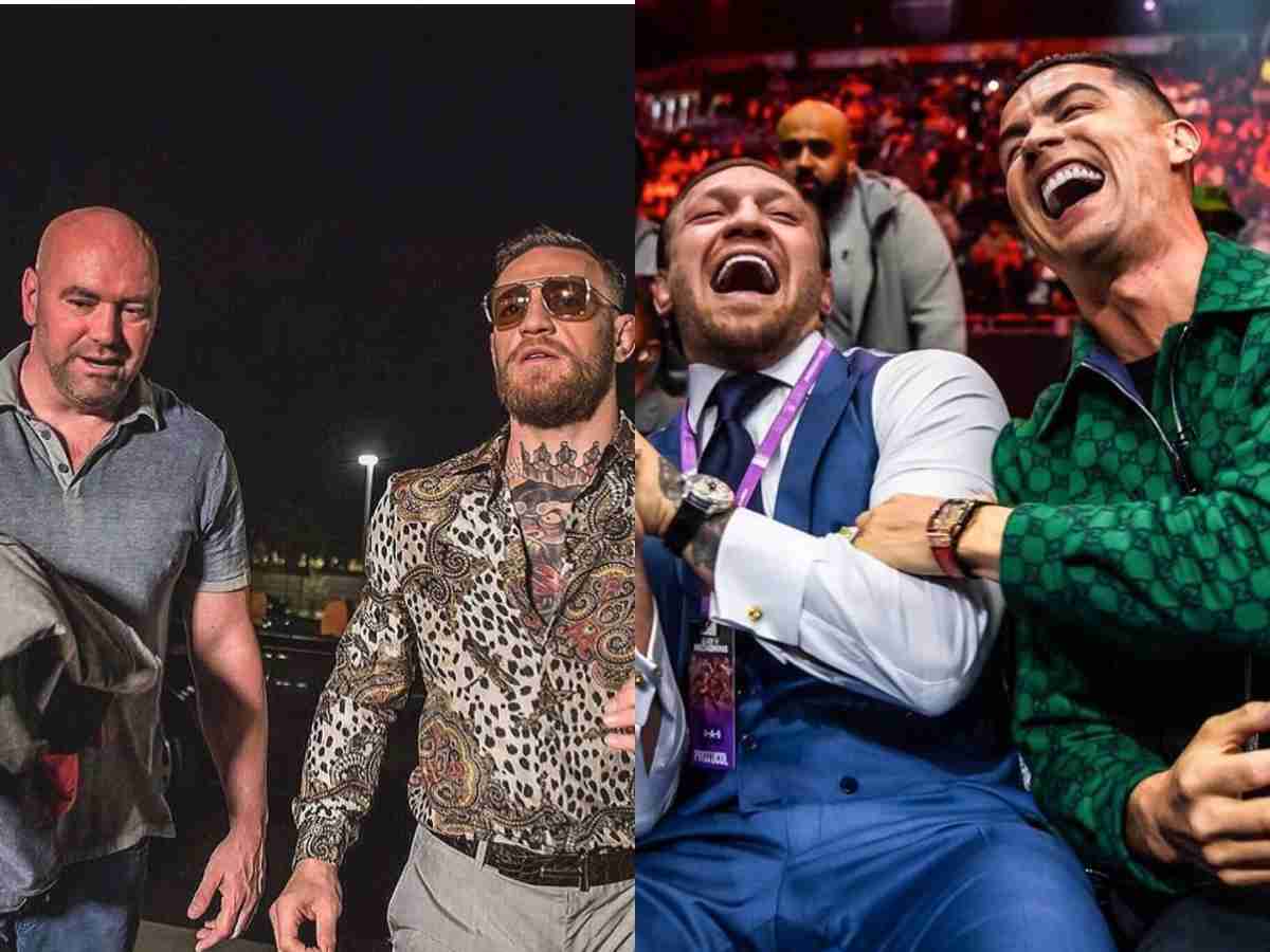 “Terrible teaser”- Hours after Dana White confirm ‘fight talks,’ fans troll Conor McGregor for tweeting cryptic message with Cristiano Ronaldo picture