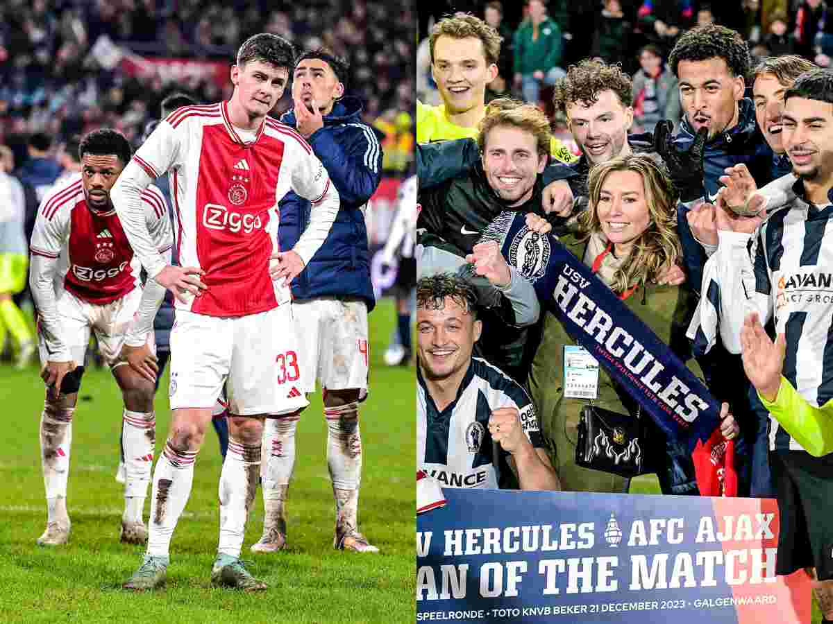 “They are finito” – Fans TROLL Ajax after a historic defeat to 4th division AMATEUR side USV Hercules