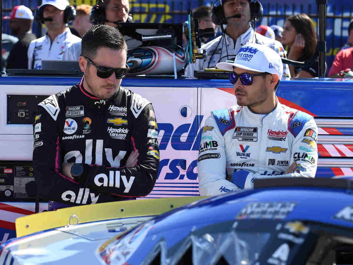 Alex Bowman and Kyle Larson