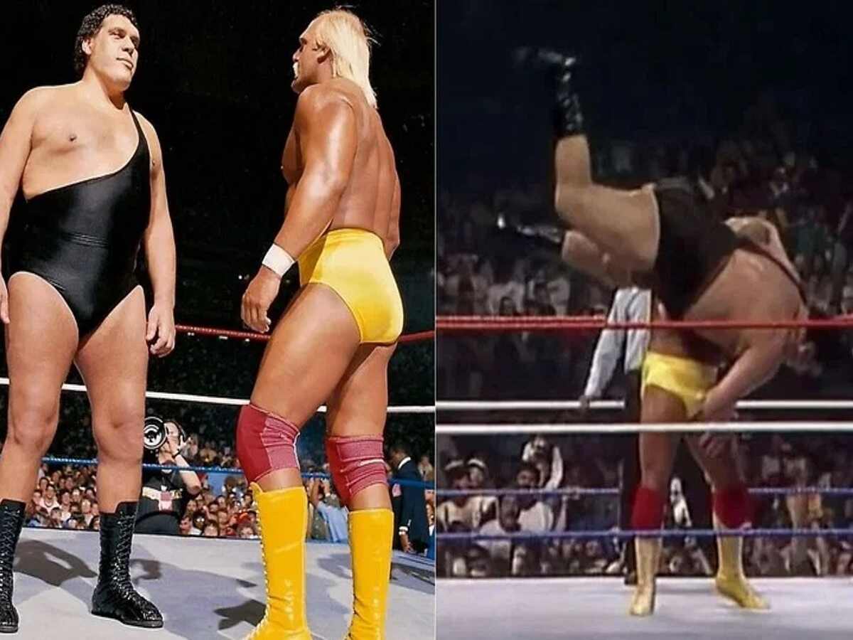 André the Giant and Hulk Hogan