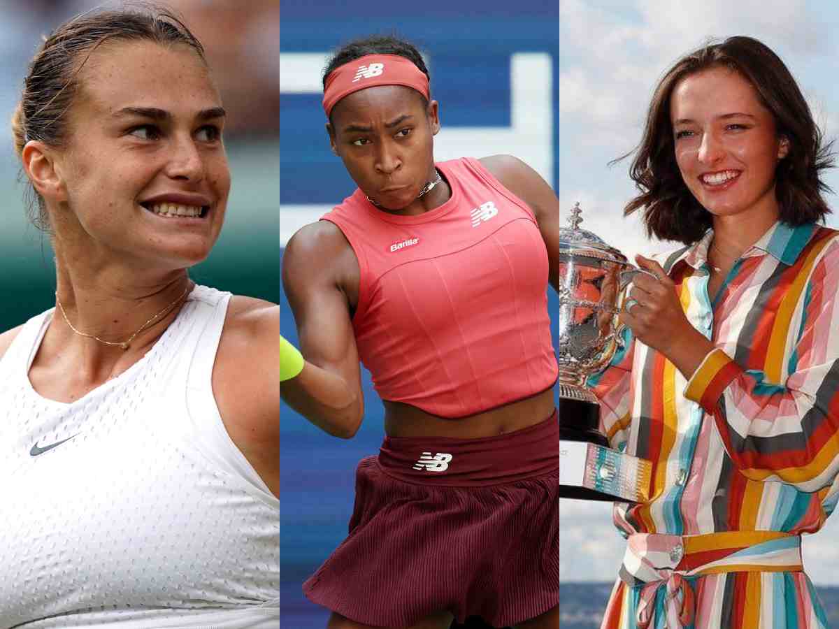 Aryna Sabalenka Coco Gauff Iga Swiatek