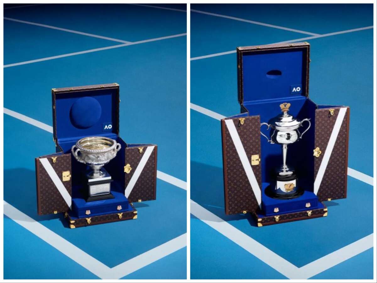 Louis Vuitton named the official trophy case carrier for the 2024 Australian Open with potential design revealed