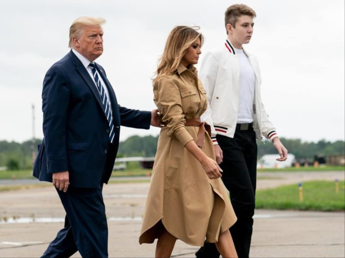 Barron Trump Donald Trump Melania Trump