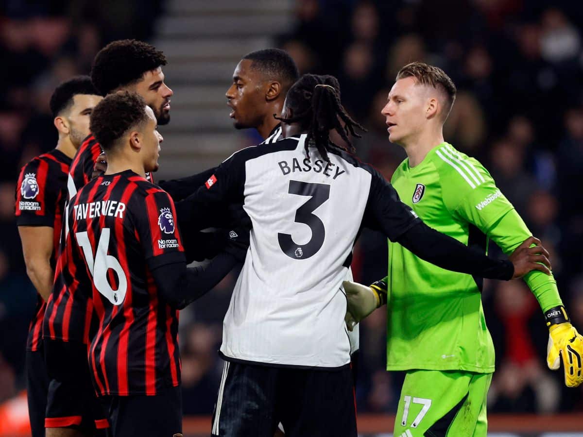 Bernd Leno altercation 