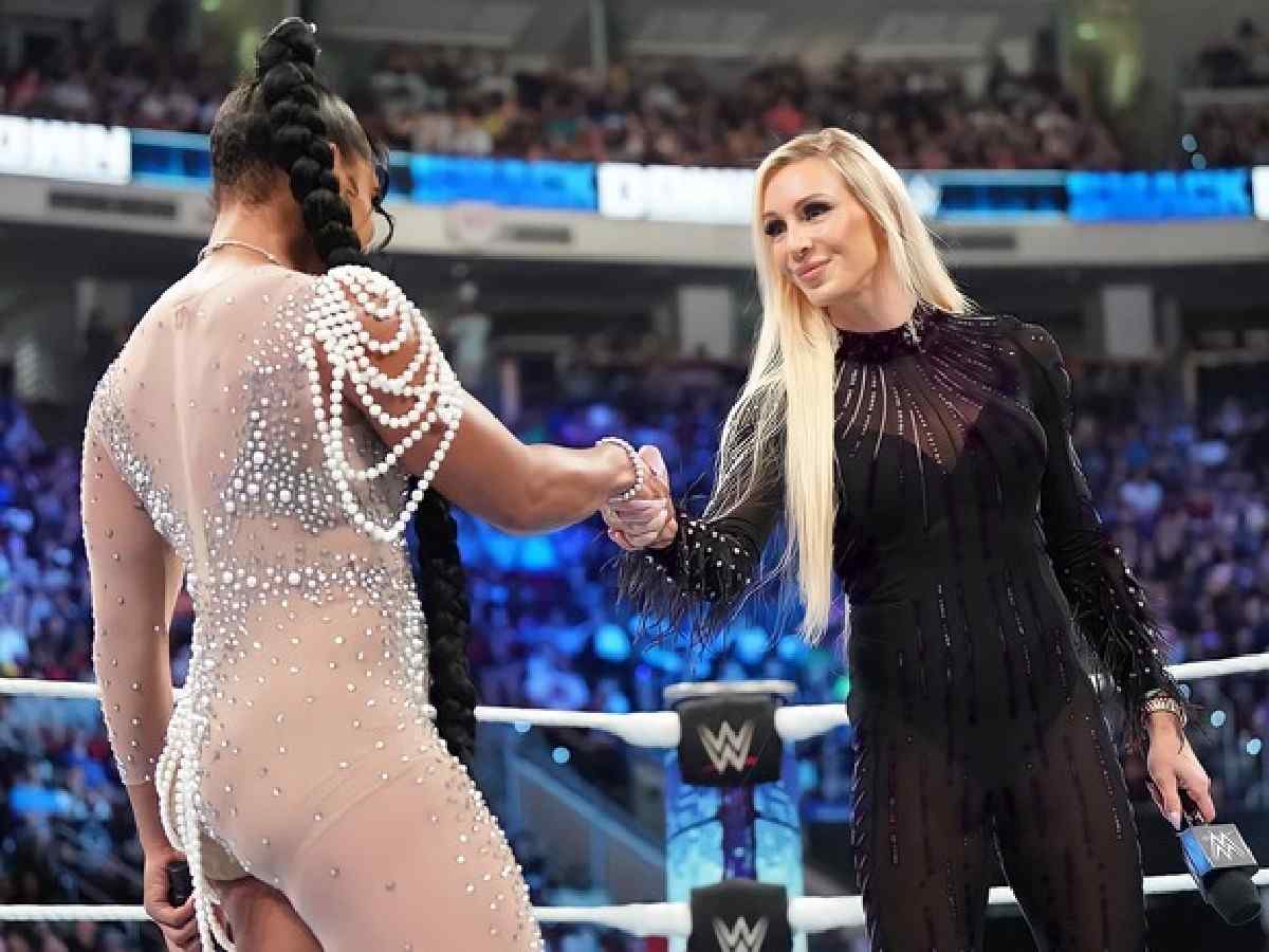 Bianca Belair and Charlotte Flair