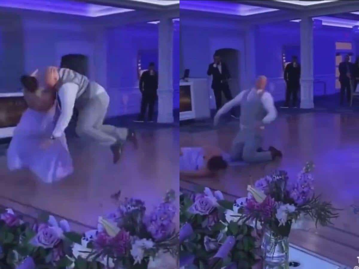 WATCH: Bride expresses her love for WWE by giving a Stone Cold Stunner to her husband on their wedding day