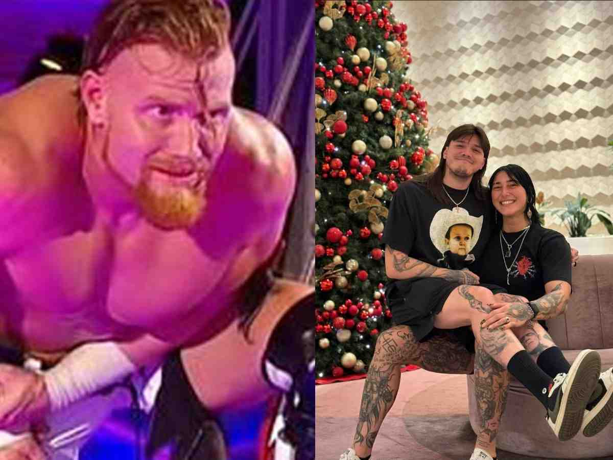 “Is Buddy celebrating on his own?” Wrestling fans troll Rhea Ripley’s real-life boyfriend as his girl poses with Dominik Mysterio for Christmas