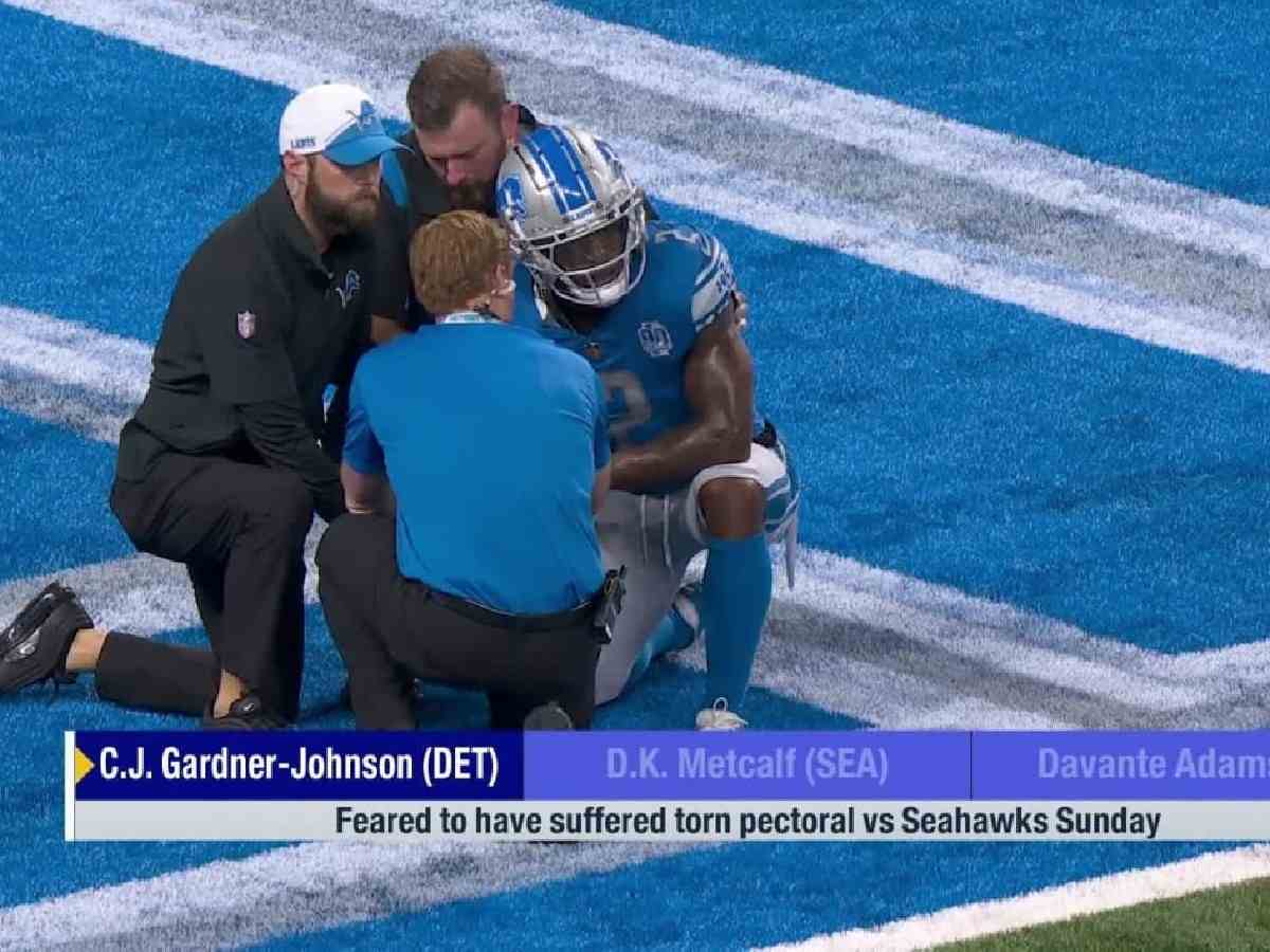 C.J. Gardner-Johnson suffered a torn pectoral against Seattle in Week 2