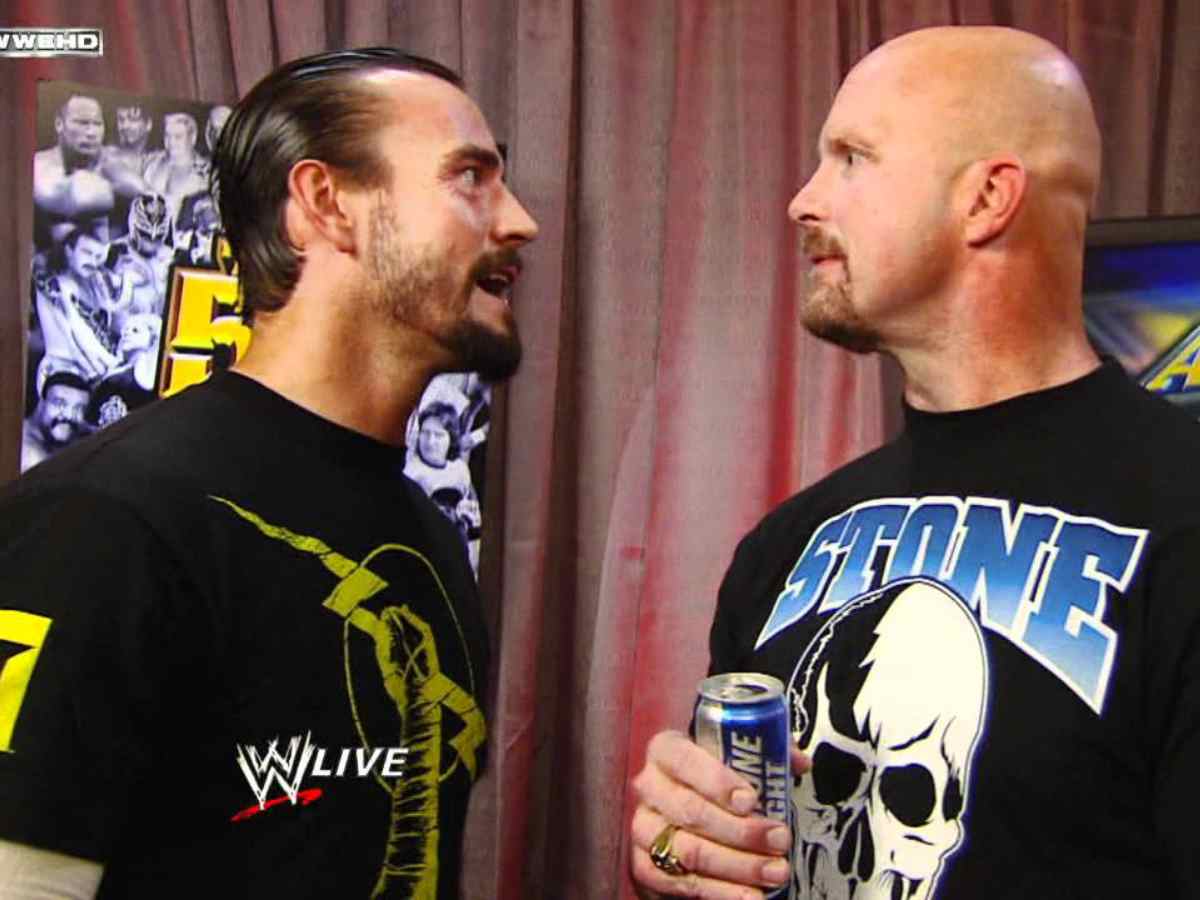 CM Punk and Steve Austin