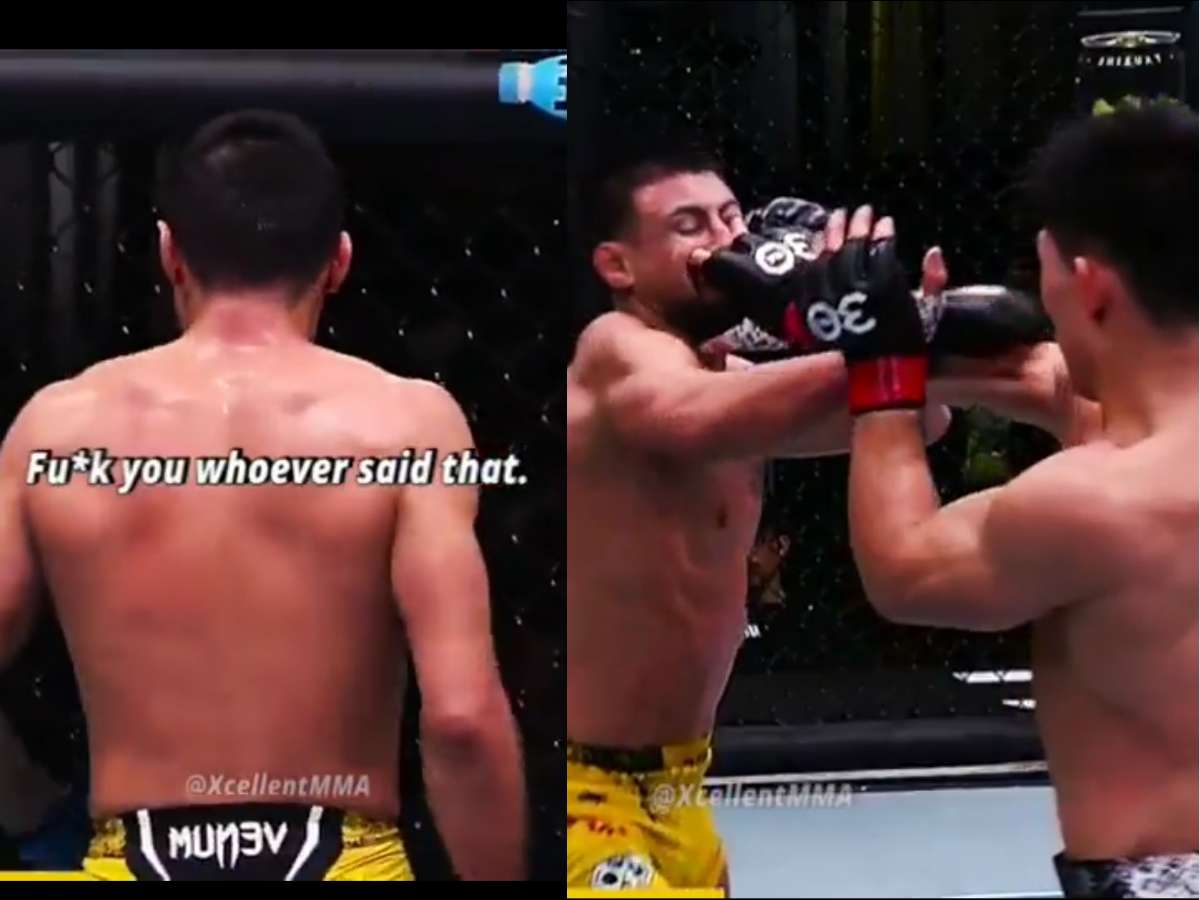 WATCH: “F*king Pu**y” – UFC fighter FURIOUS as fan heckles dangerous eye poke from Song Yadong mid-fight