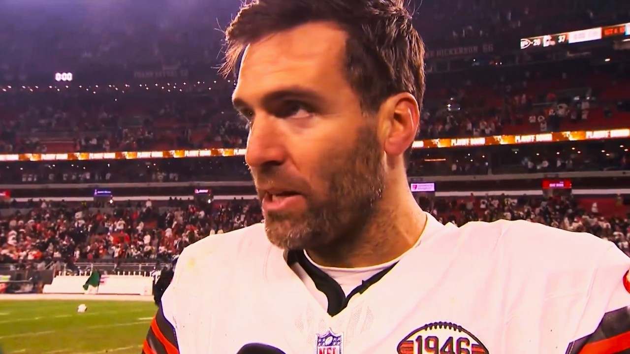 ‘Stunned’ Joe Flacco has a priceless reaction to Browns entering the playoffs under his leadership following win over the Jets