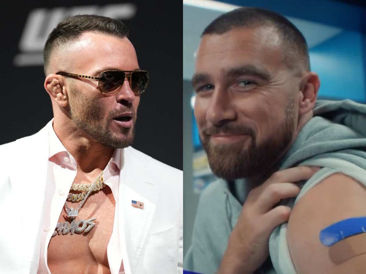 Colby Covington criticizes Travis Kelce for promoting Pfizer's two-vaccine at a time idea