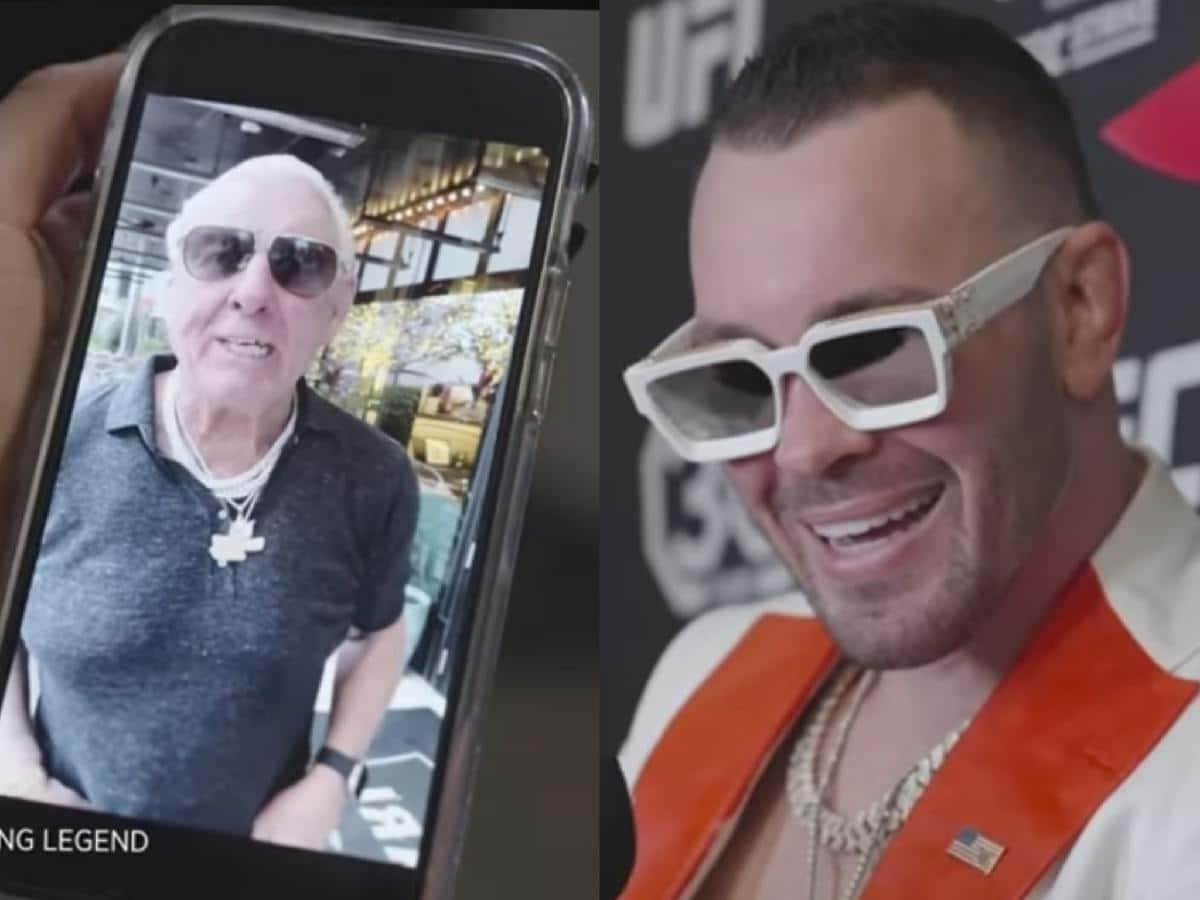 WATCH: “You are the man!” WWE legend Ric Flair sends ECSTATIC private video for Colby Covington ahead of UFC 296