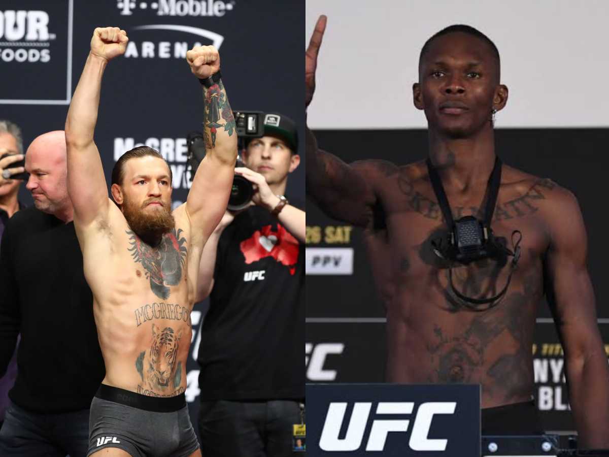 Fans react to Conor McGregor and Israel Adesanya's interaction