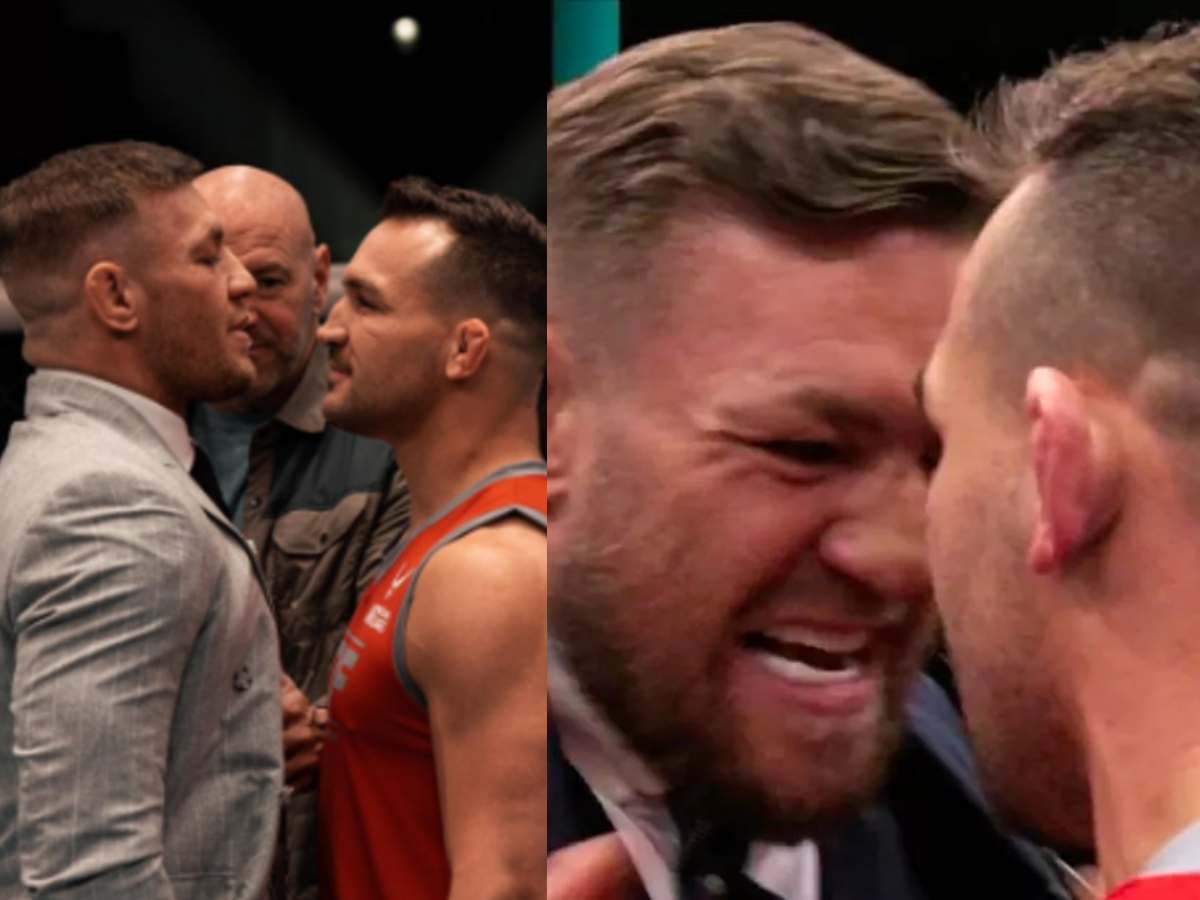 Conor McGregor and Micahel Chandler, who serve as TUF Season 31 coaches