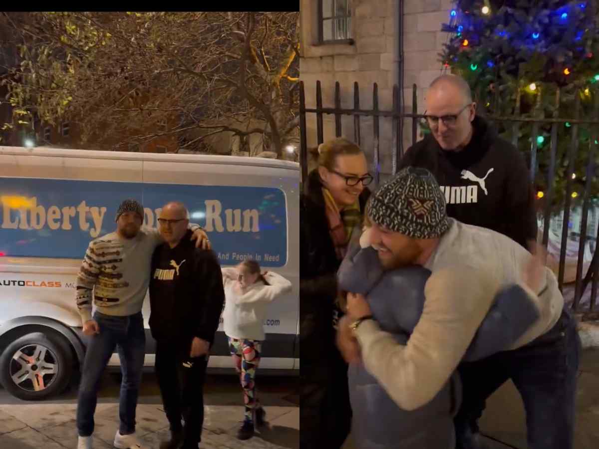 WATCH: Aspirant to become Ireland’s President, Conor McGregor makes generous family’s day for feeding homeless