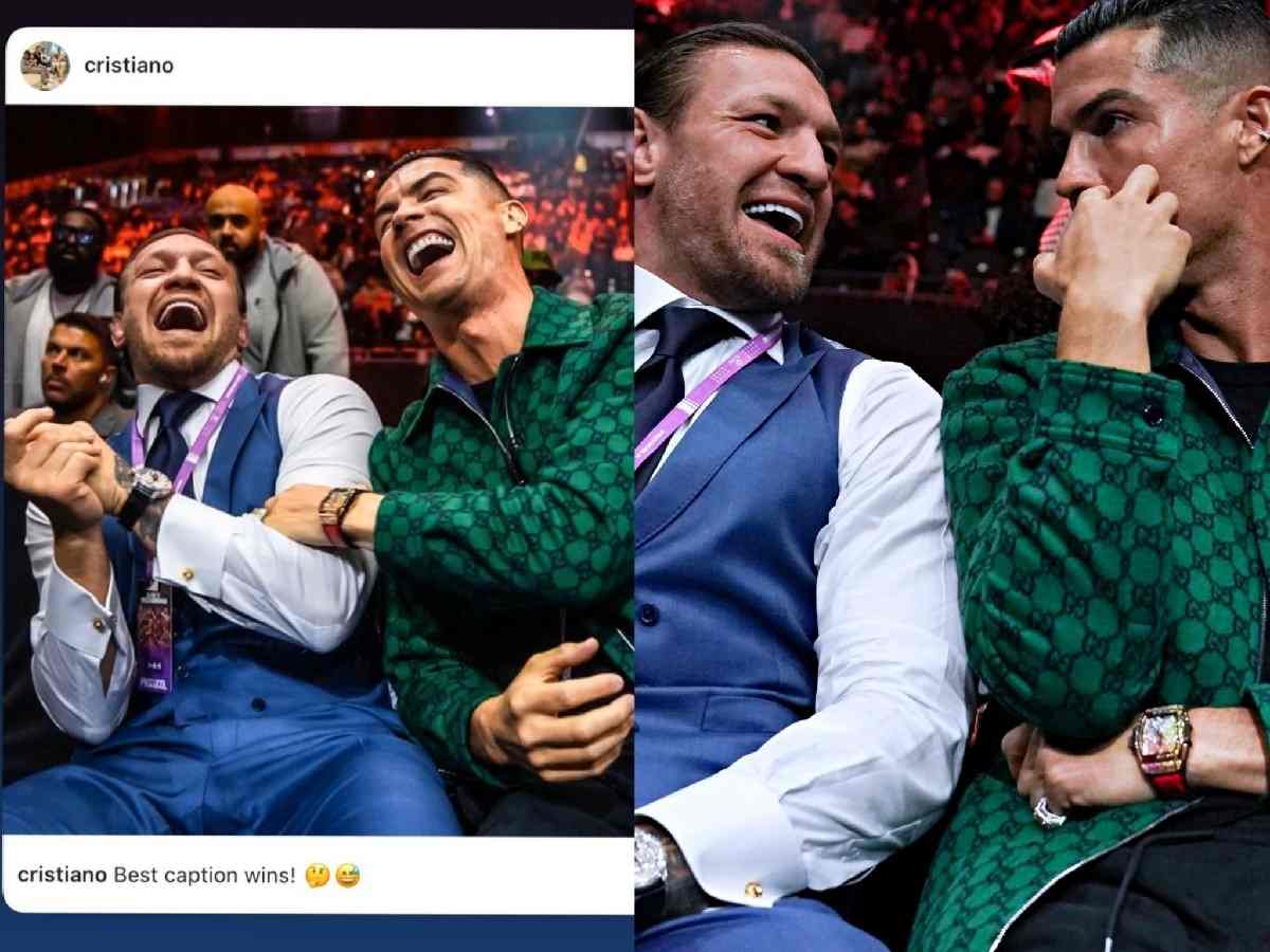 Conor McGregor shares post by Cristiano Ronaldo, showcasing their shared goodwill