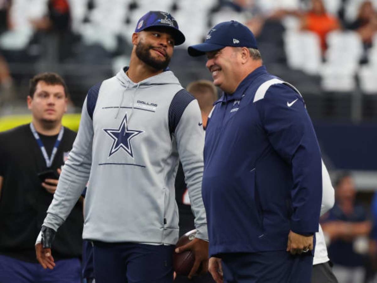 Dak Prescott with Mike McCarthy