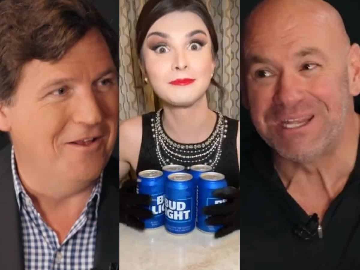 Dana White passionately urges conservative Tucker Carlson to drink ‘GALLONS of Bud Light’ despite Dylan Mulvaney controversy