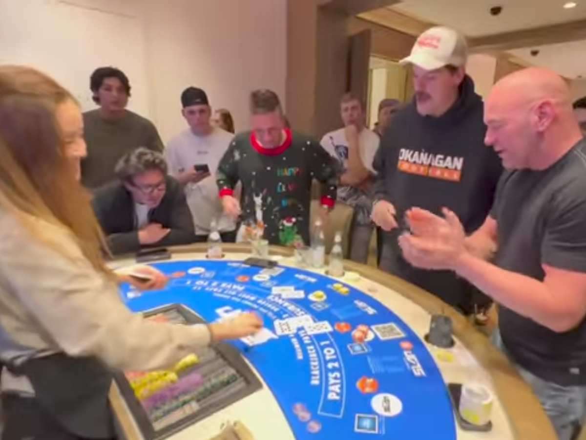 WATCH: ‘Serial gambler’ Dana White helps friends bounce back from $300,000 loss at Casino