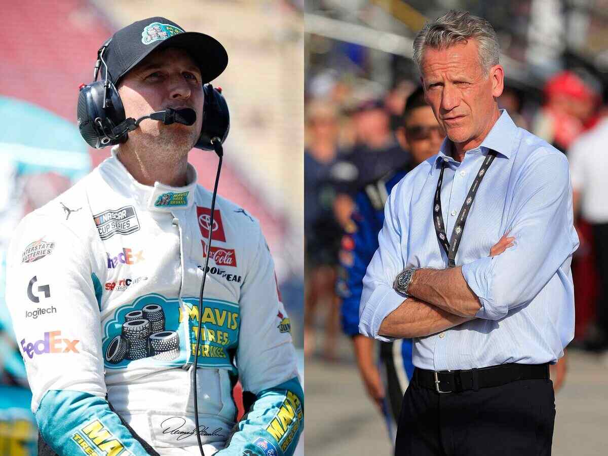 Denny Hamlin claims NASCAR is ‘lucky’ to have Steve Phelps as president